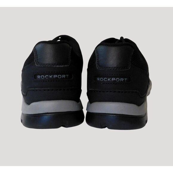 Rockport Mens Get Your Kicks Mudguard Blucher Shoes Size 10 M Black Lightweight - Picture 6 of 10